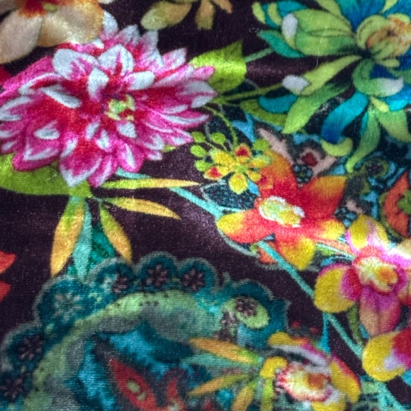 Johnny Was Dream velvet button up shirt/jacket NWT RARE - Picture 5 of 11